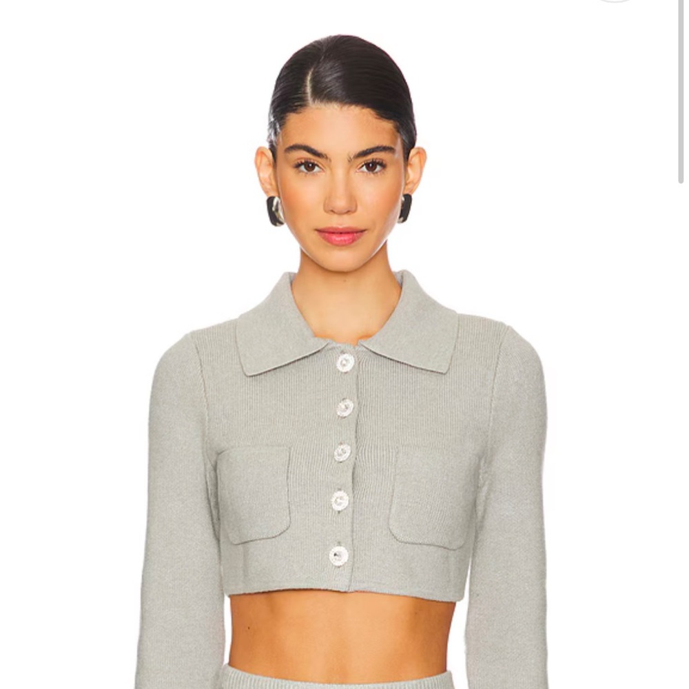 NWT Majorelle Solveig Cardigan in Heather Grey, size XS - Picture 2 of 7